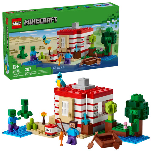 LEGO® Minecraft® The TNT Jungle House 21275