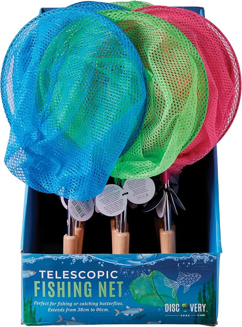 Is Gift - Telescopic Fishing Net  (assorted colours)