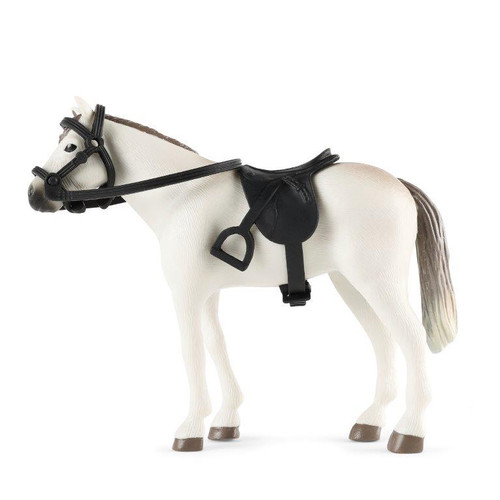 Lundby Doll's House - Girl and Horse with Riding Tackle