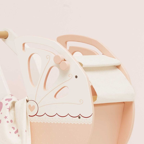 Le Toy Van - Retro Wooden Doll Pram Le Toy Van - Retro Wooden Doll Pram