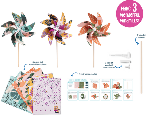 Educational Colours - Imagine, Make & Play Wonderful Windmills - 10 Pack Educational Colours - Imagine, Make & Play Wonderful Windmills - 10 Pack