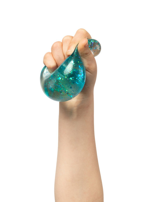 Sensory Sprouts - Galaxy Glitter Balls Orange