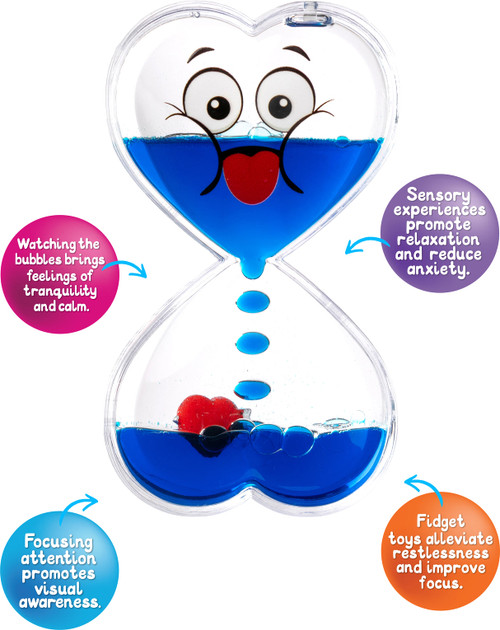 Sensory Sprouts - Bubble Bottle Blue Sensory Sprouts - Bubble Bottle Blue