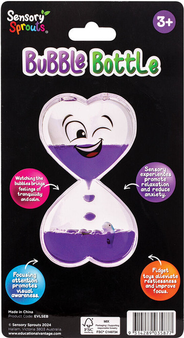 Sensory Sprouts - Bubble Bottle Purple