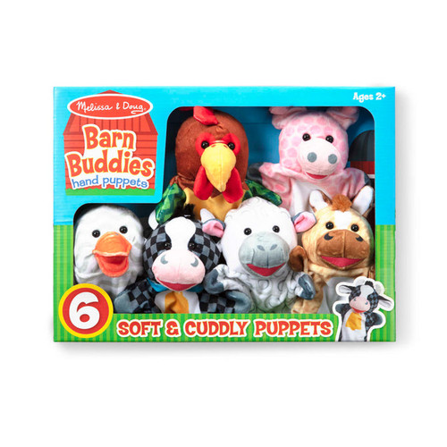 Melissa & Doug - Barn Buddies Puppet Set - 6pc
