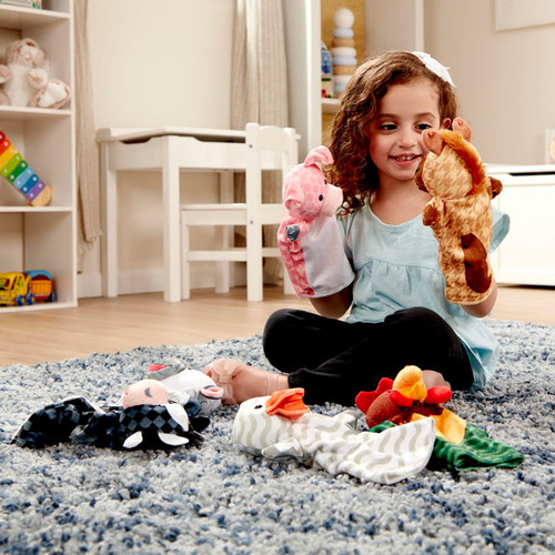 Melissa & Doug - Barn Buddies Puppet Set - 6pc