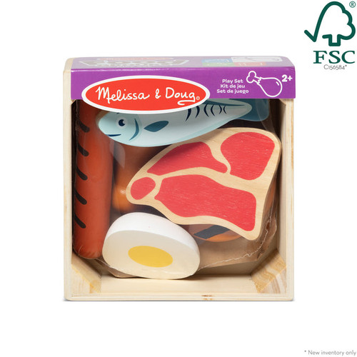 Melissa & Doug - Wooden Food Groups – Protein Melissa & Doug - Wooden Food Groups – Protein