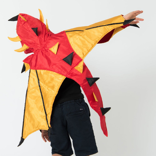 Little Heroes - Dragon Cape - Red & Gold