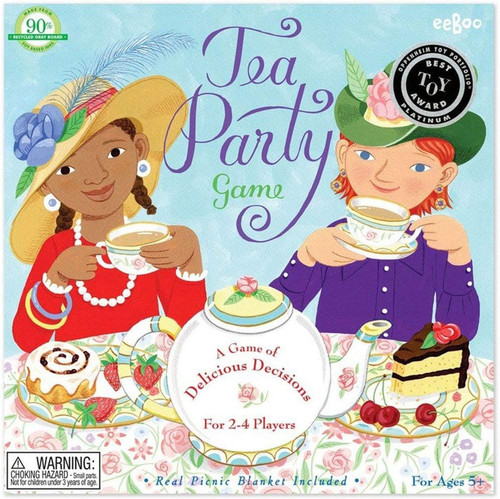 eeBoo - Tea Party Spinner Board Game