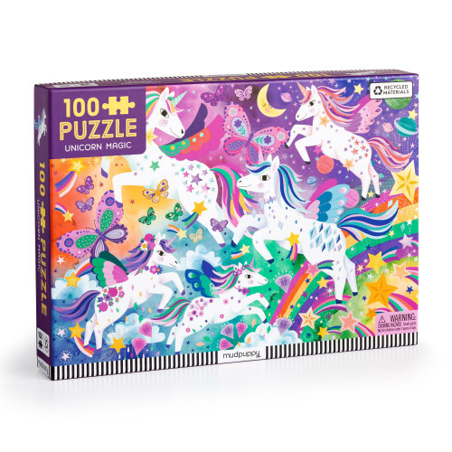 Mudpuppy 100pc - Unicorn Magic Puzzle