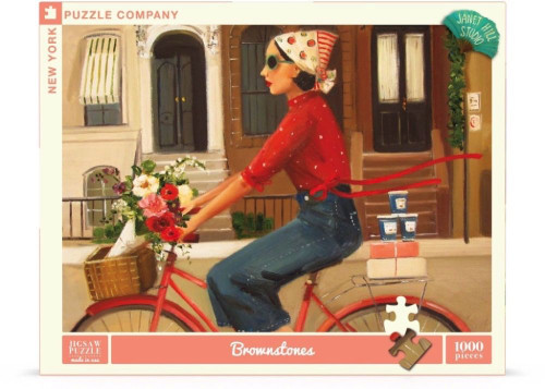 New York Puzzle Company 1000pc - Brownstones Puzzle