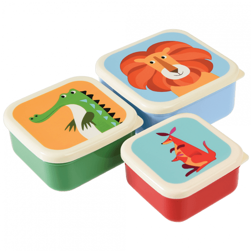 Rex London - Snack Boxes - Colour Creatures (Set of 3)