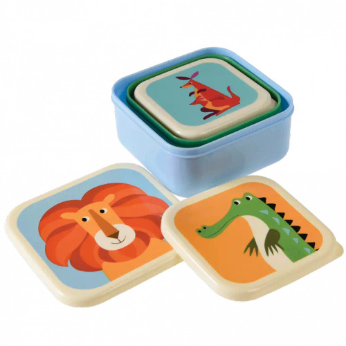 Rex London - Snack Boxes - Colour Creatures (Set of 3)