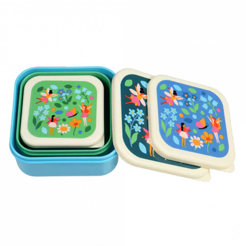 Rex London - Snack Boxes - Fairies in the Garden (Set of 3)