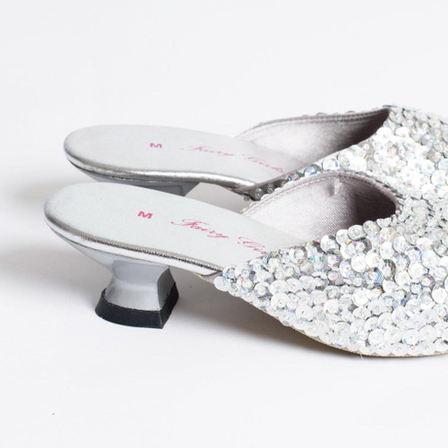Fairy Girls - Silver Princess Slippers