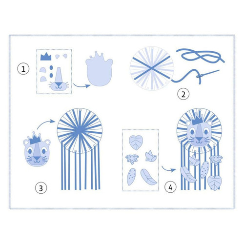 Djeco Do It Yourself - Little Lion Dreamcatcher