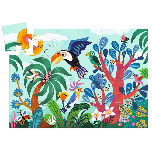 Djeco - Coco the Toucan 24pc Silhouette Puzzle