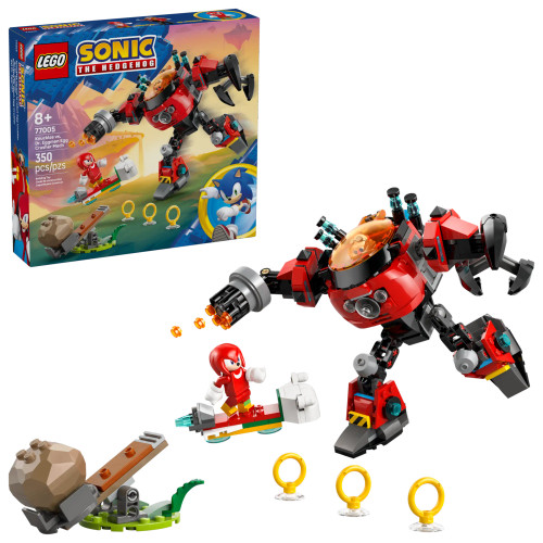LEGO® Sonic the Hedgehog™ - Knuckles vs. Dr. Eggman Egg Crusher Mech 77005