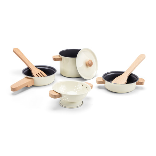 New Classic Toys - CREAM Metal Pan Set