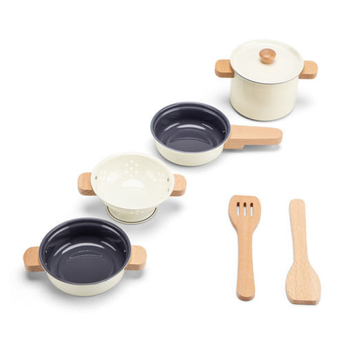 New Classic Toys - CREAM Metal Pan Set