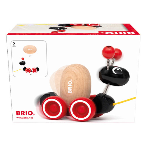BRIO Toddler - Pull Along Ant with Rolling Egg