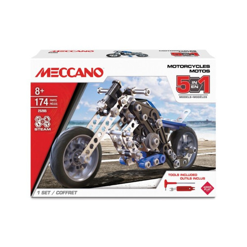 Meccano - 5-in-1 Multi Model Motorcycles Set 25205
