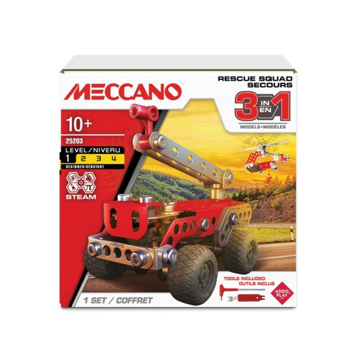 Meccano - 3-in-1 Multi Model Rescue Squad Set 25203