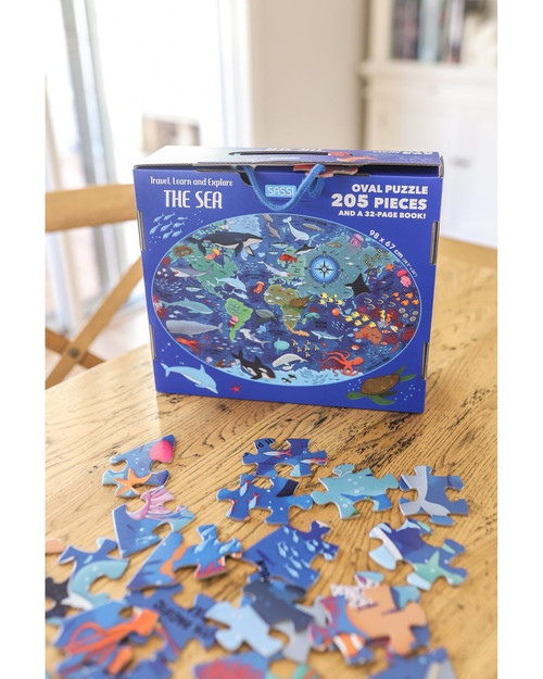 Sassi Travel, Learn and Explore - The Sea Puzzle, 205 pcs