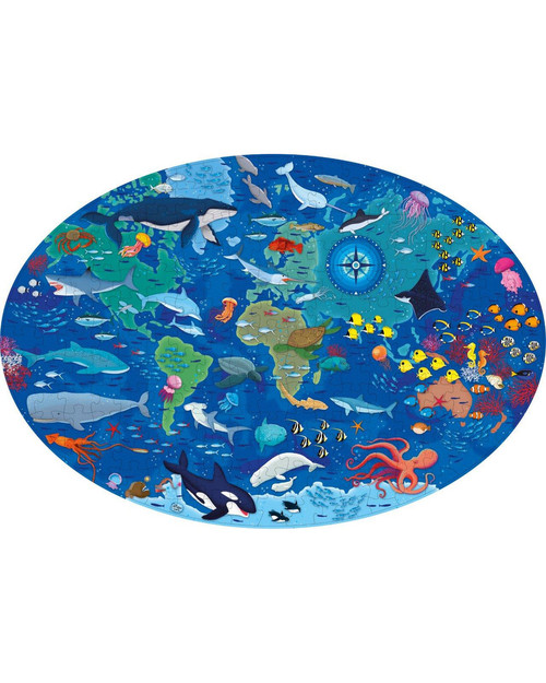 Sassi Travel, Learn and Explore - The Sea Puzzle, 205 pcs