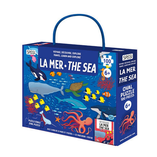 Sassi Travel, Learn and Explore - The Sea Puzzle, 205 pcs