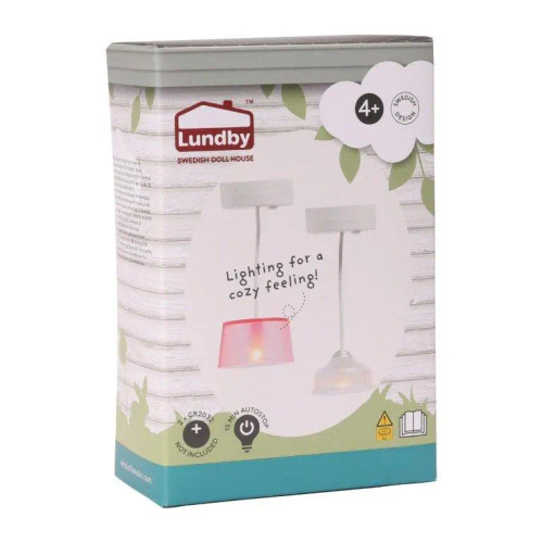 Lundby Doll's House - 2 Ceiling Lights - Battery Powered