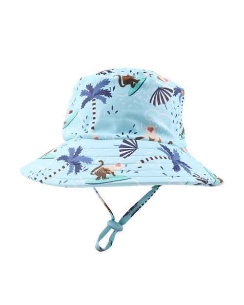 Minihaha - Riley Swim Hat with Quick Release Neck Tie