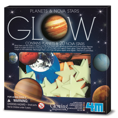 4M - Glow in the Dark - Planets & Nova Stars Box Set