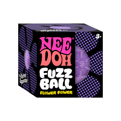 NeeDoh - Fuzz Ball Flower Power - Purple