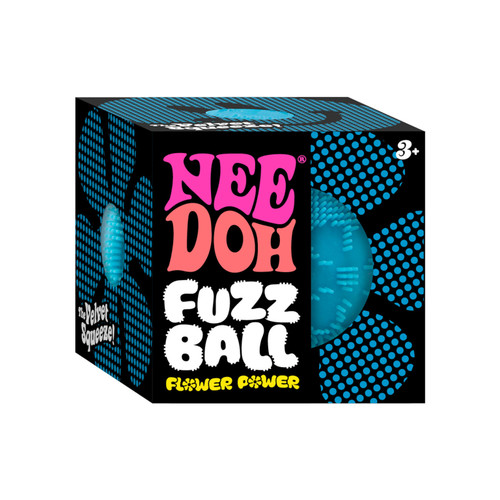 NeeDoh - Fuzz Ball Flower Power - Blue