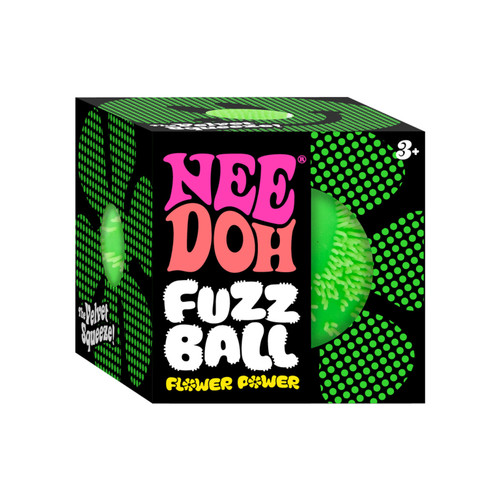 NeeDoh - Fuzz Ball Flower Power - Green