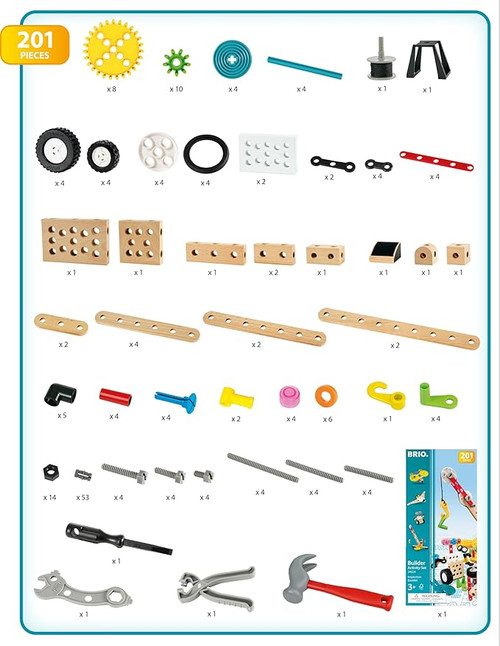 BRIO Builder - Builder Activity Set 201 Pieces