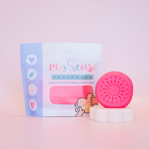 Play Sense - Dough - Bright Pink Raspberry Candy Scented