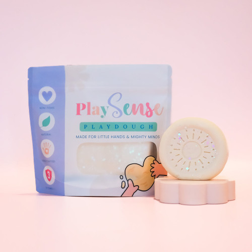 Play Sense - Glitter Dough - White Coconut Scented