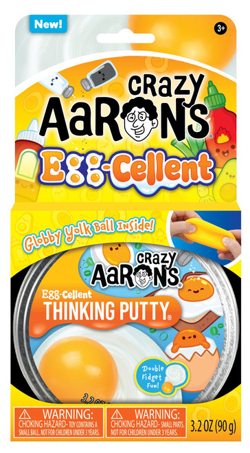 Crazy Aaron's  Thinking Putty - Eggcellent 4" Tin