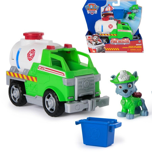 Paw Patrol - Fire Rescue Themed Vehicles - Rocky Rescue Fire Tanker