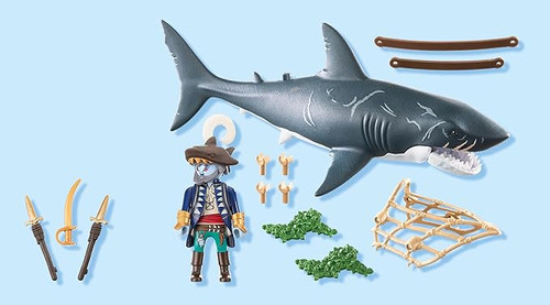 Playmobil Pirates - Giant Shark with Pirate 71793