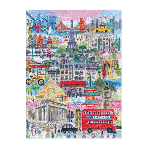 Galison 1000pc - Michael Storrings Cities Around The World Puzzle