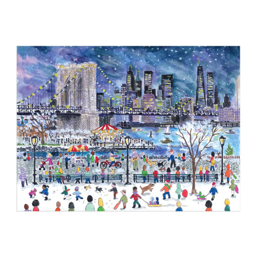 Galison 1000pc - Michael Storrings Snowfall Over New York City Puzzle