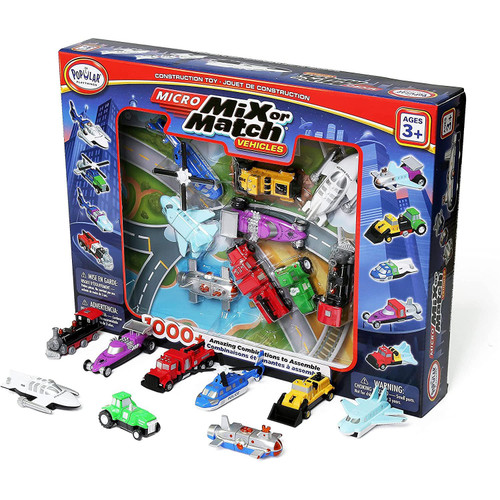 Popular Playthings - Micro Mix or Match - Vehicles Deluxe Set 2