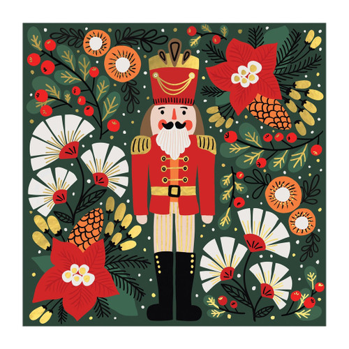 Galison 500pc - Merry Nutcracker Foil Puzzle