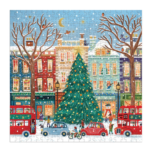 Galison 500pc - Tinsel City Foil Puzzle