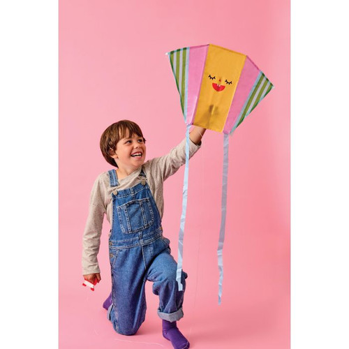 Kikkerland - Kidoki Funny Faces Pocket Kite (assorted)