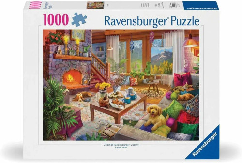 Ravensburger 1000pc - Cozy Cabin Puzzle