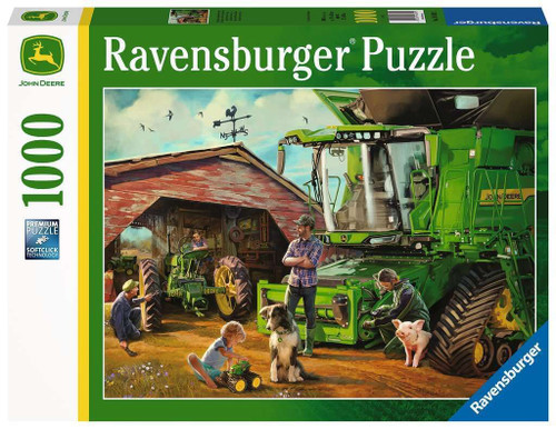Ravensburger 1000pc - John Deere, Then & Now Puzzle
